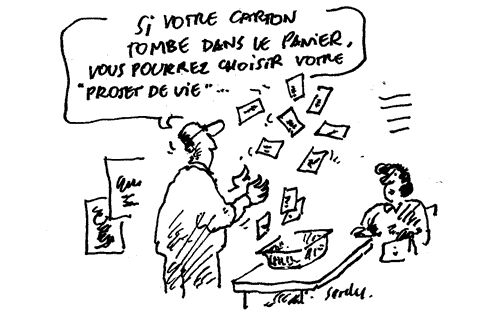 [Photo] Caricature de Serdu pour LST - Mars 2017